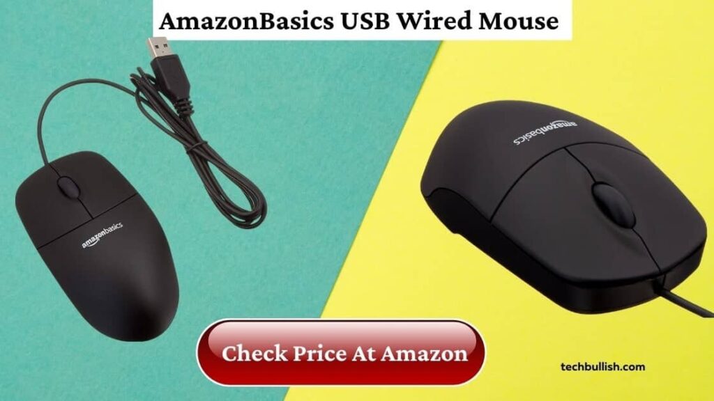 AmazonBasics Wired Mouse