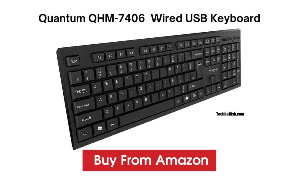 Quantum QHM 7406 Wired USB Keyboard