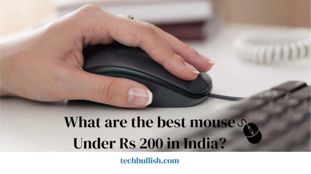 best mouse under 200 rs