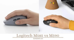 Logitech M585 and M590 mouse side by side