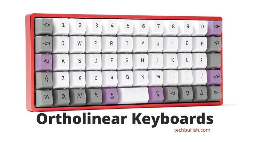 Ortholinear keyboard