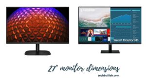 how big is 27 inch monitor