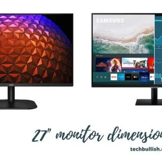 how big is 27 inch monitor