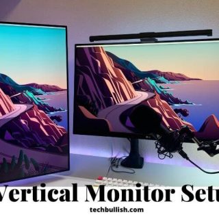 Vertical Monitor Setup Guide