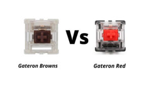 gateron brown vs gateron red