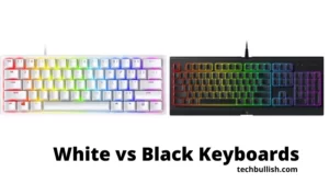 black vs white keyboard