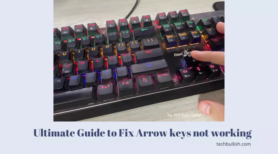 arrow keys not working image