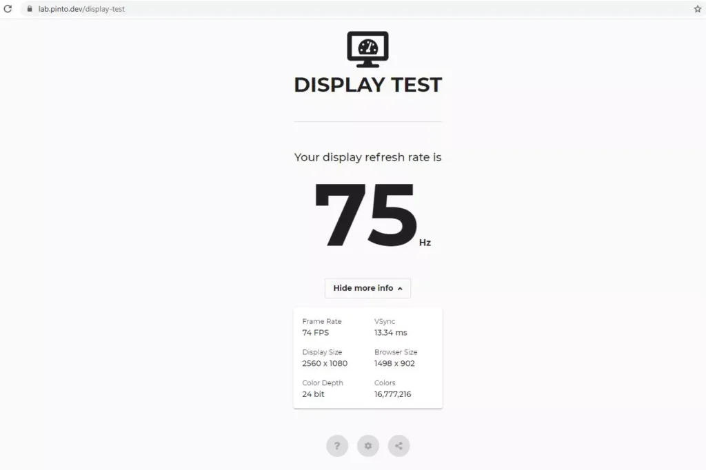 How to Check & Change Monitor Refresh Rate? (Hz)-( ͡° ͜ʖ ͡°) 3 Monitor refresh rate check at lab pinto dev