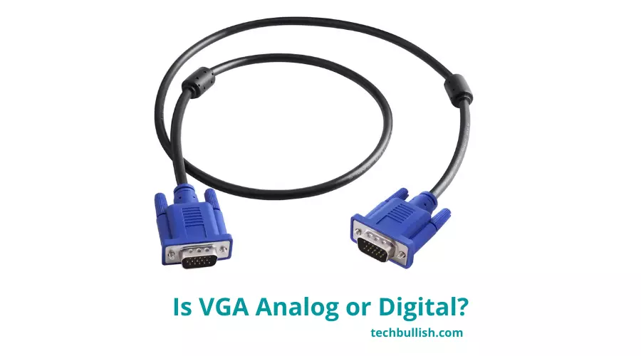 a VGA cable