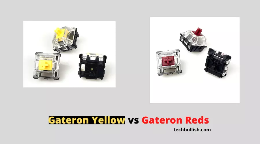 Gateron Yellow vs Gateron Red