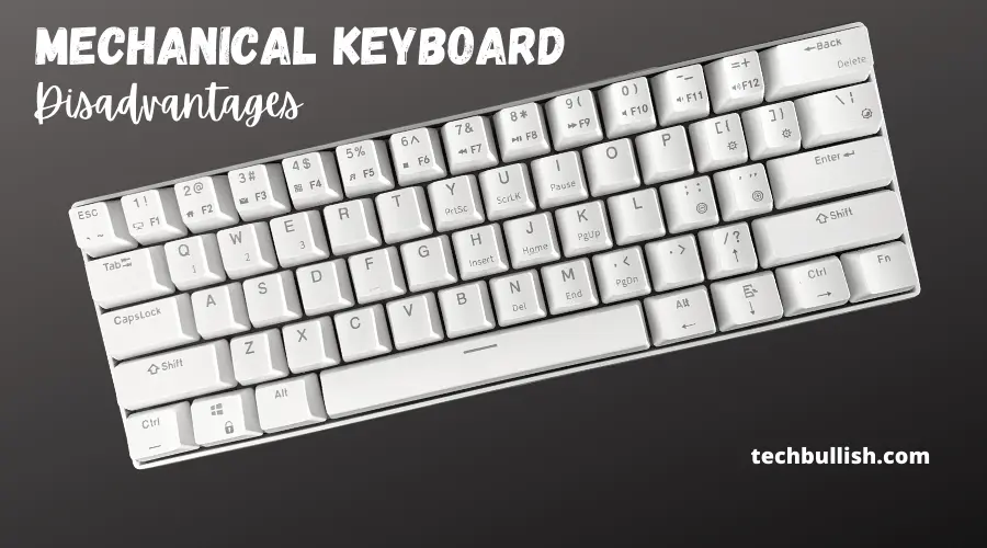 Mechanical Keyboards Disadvantages