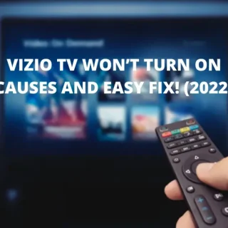 Vizio TV won't turn on