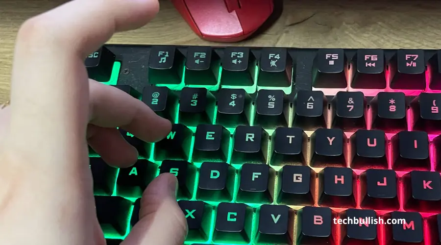 Anti ghosting test on my gaming keyboard