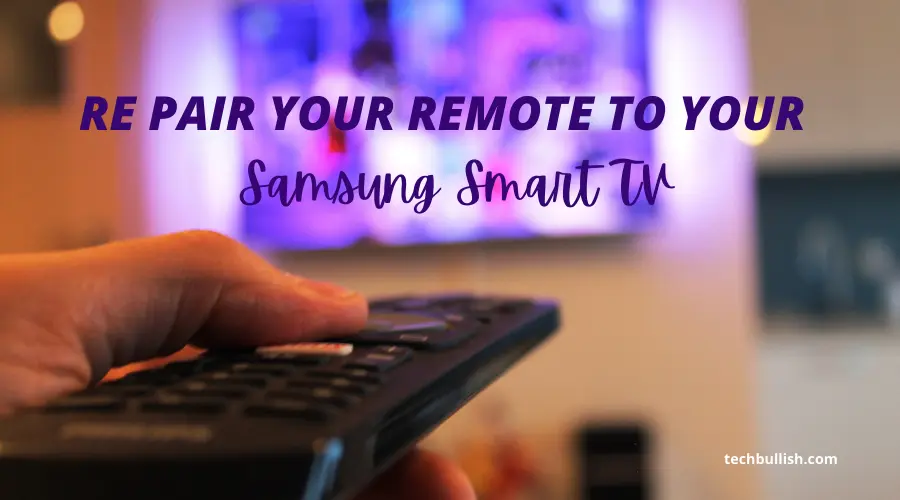 Repair Samsung TV remote to Samsung TV
