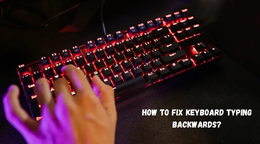 Keyboard Typing BackWards