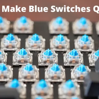 How to Make Blue Switches Quieter