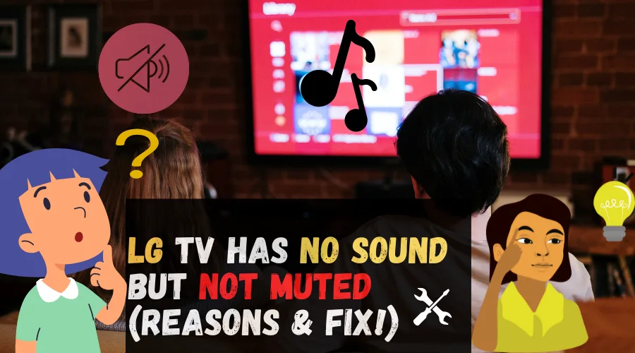 LG TV has no Sound But Not Muted