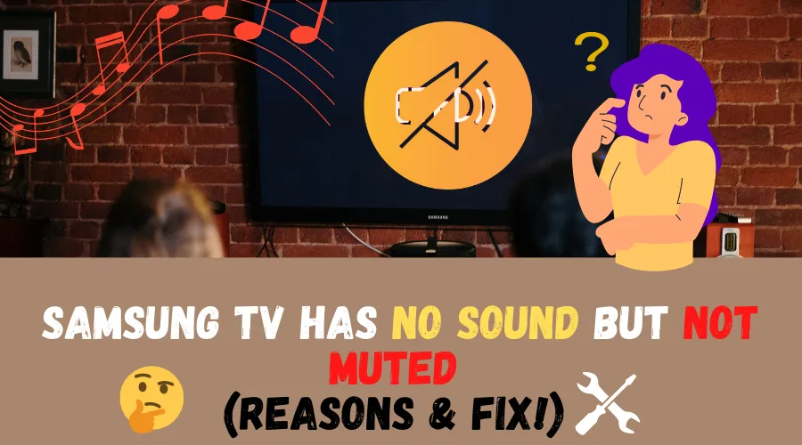 Samsung TV has no Sound but Not Muted