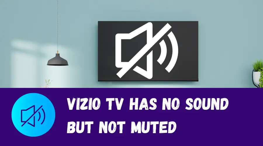 Vizio TV has no Sound but Not Muted