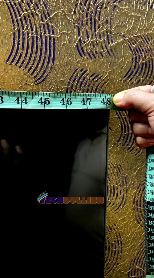 55-inch TV width Measurement