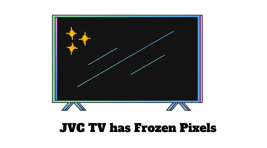 JVC TV has Frozen Pixels