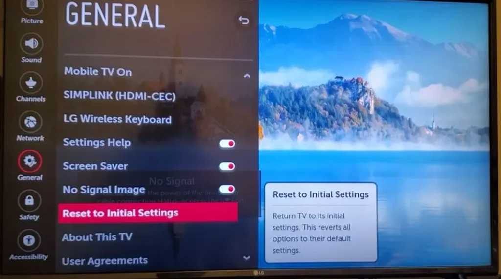 Factory Reset Your LG Tv