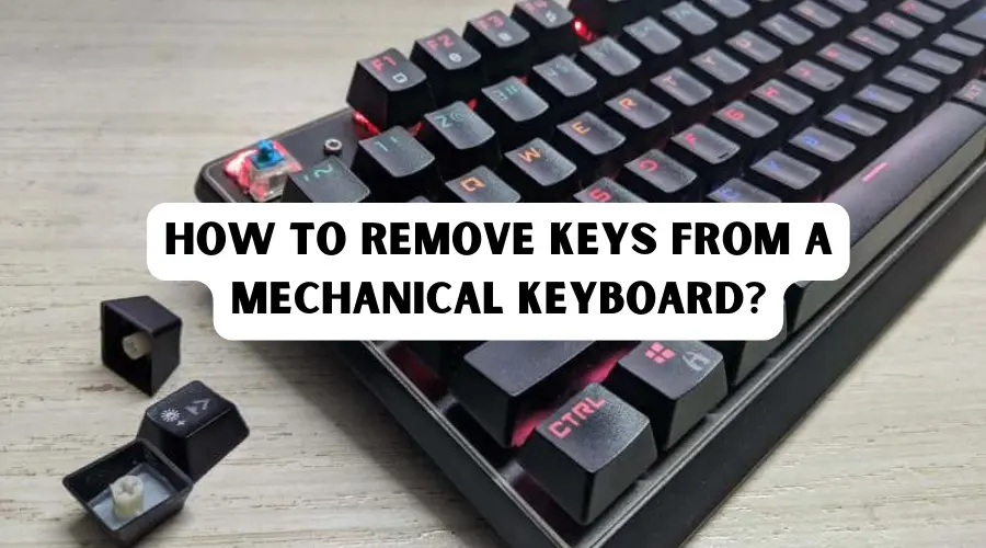 How to Remove Keys from a Mechanical Keyboard