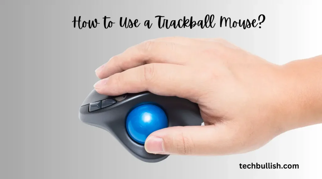 How to use a trackball mouse