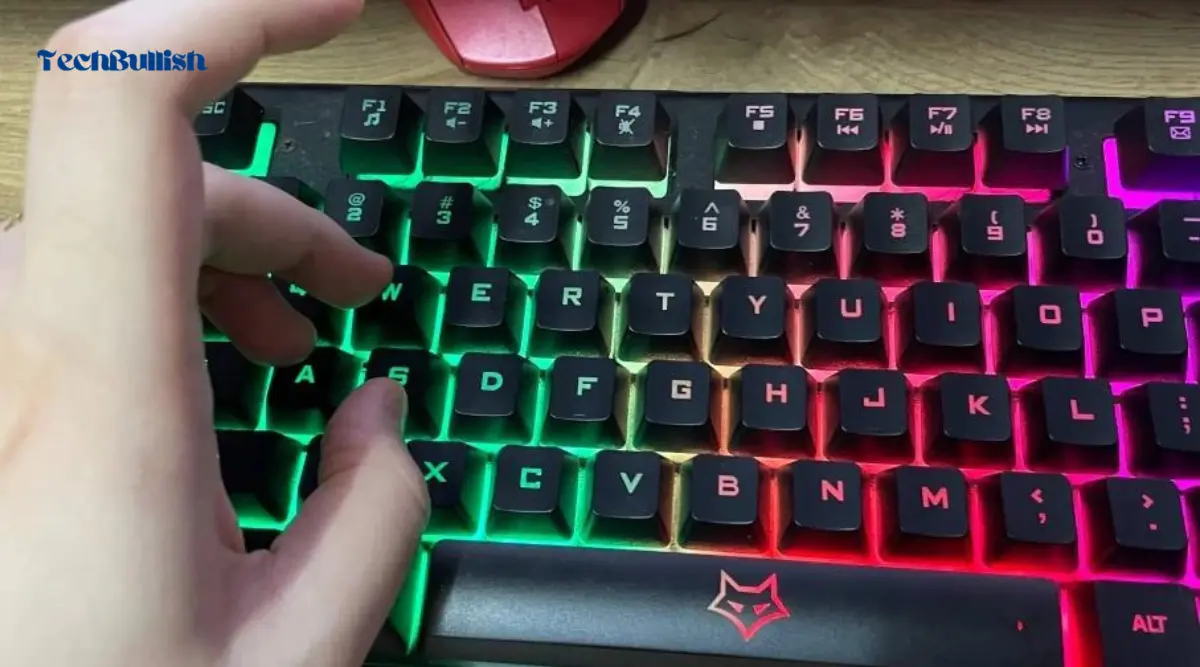 Typing on Membrane Gaming Keyboard