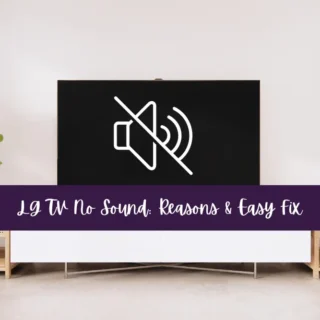 LG TV No sound