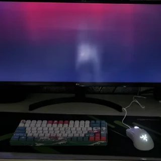Backlight bleed on my monitor