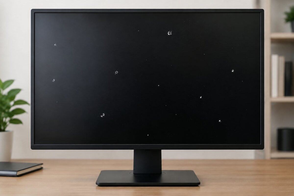 White Spots on Monitor